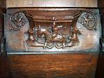 Beverley St Mary Yorkshire 15th century medieval  misericord misericords misericorde misericordes Miserere Misereres choir stalls Woodcarving woodwork mercy seats pity seats Bevmn4.1.jpg